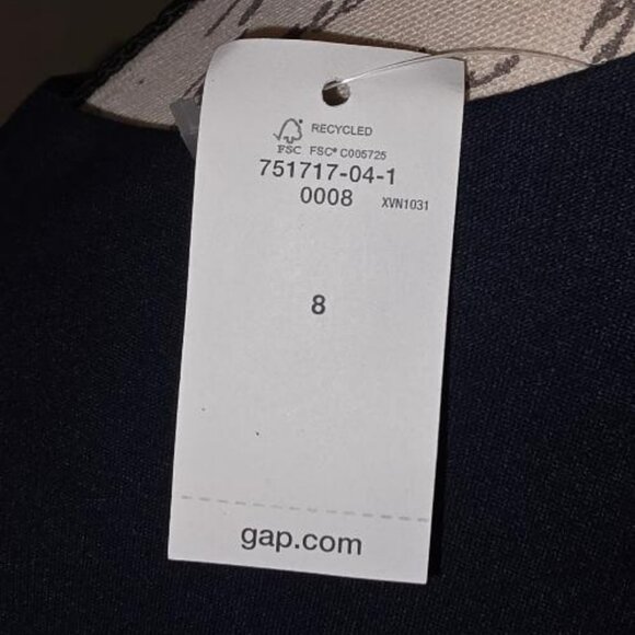 NWT Gap Color Block Shift Dress Size 8 - Picture 2 of 4